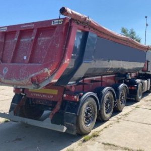 foto lowdeck hydr. Volvo FM420 ciagnik +39t dumper wana naczepa wywrotka (zestaw)