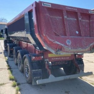 foto lowdeck hydr. Volvo FM420 ciagnik +39t dumper wana naczepa wywrotka (zestaw)